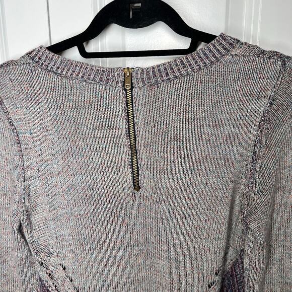 Anthropologie Moth Women's Anita Mixed Cable Knit Sweater Size XS - Picture 5 of 10
